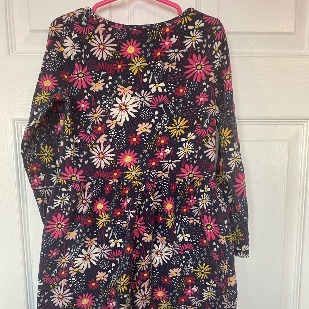 Carter’s Girls Size 7 Floral Long Sleeve Fit & Flare Dress